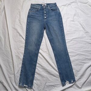 PAIGE Sarah Slim High Rise Vintage Slim Jeans | Size 24 | NWT
